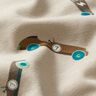 Cotton Jersey retro racing cars – light taupe,  thumbnail number 2