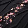 Cotton Jersey maritime flowers | Glitzerpüppi – black/purple,  thumbnail number 2