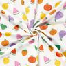 Cotton Jersey happy fruit – offwhite/peach orange,  thumbnail number 3