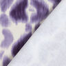 GOTS French terry batik leopard print | TCC x LOOKS by Wolfgang Joop – lilac/cream,  thumbnail number 6