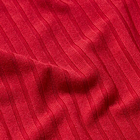 Plain ribbed knit – red, 