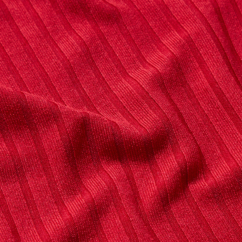 Plain ribbed knit – red,  image number 2