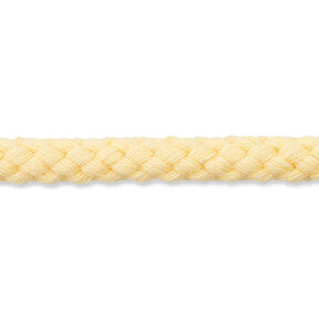 Cotton cord [Ø 7 mm] – vanilla yellow, 