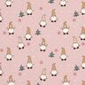 Cotton Jersey Gnomes in the snow – rosé,  thumbnail number 1