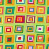 colourful boxes carnival fabric – neon yellow,  thumbnail number 1