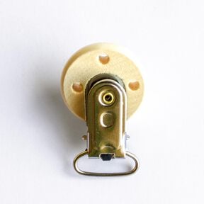 wooden clip pacifier chain – natural, 