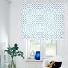 Decor Fabric Cotton Twill elegant diamonds – white/blue,  thumbnail number 5