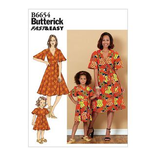 Wrap dress | Butterick 6654 | OneSize, 