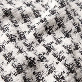 Houndstooth bouclé – black/white, 