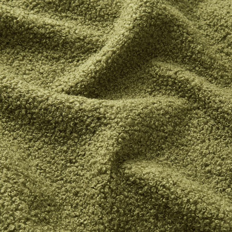 Upholstery Fabric Teddy soft – olive,  image number 2