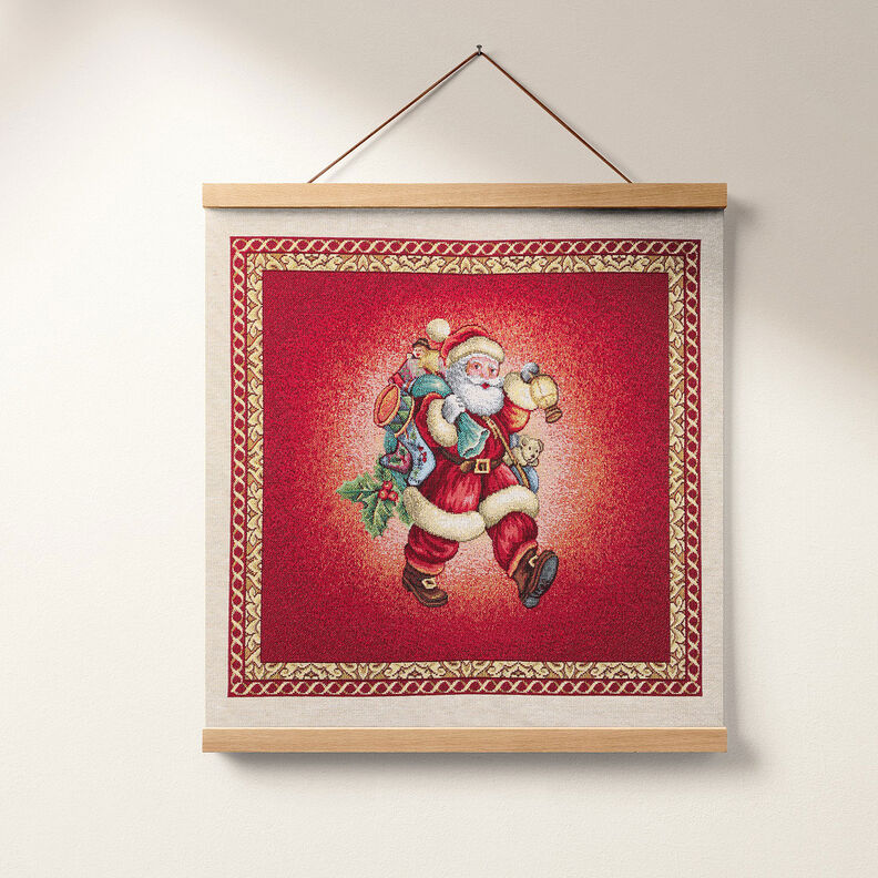 Tapestry Decor Fabric PanelSanta – carmine, image number 6