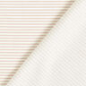 Cotton jersey fine stripes – white/sand,  thumbnail number 4