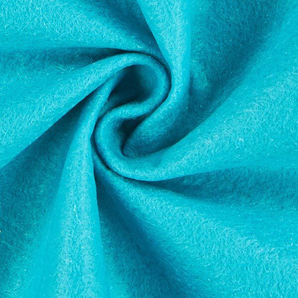 Felt 90 cm / 1 mm thick – turquoise,  image number 2