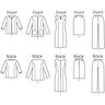 Jacket/Dress/Skirt/Pants, Butterick 5719 | 18W -,  thumbnail number 10