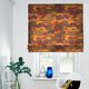 Autumn Landscape Digital Print Half Panama Decor Fabric – bronze/orange,  thumbnail number 4
