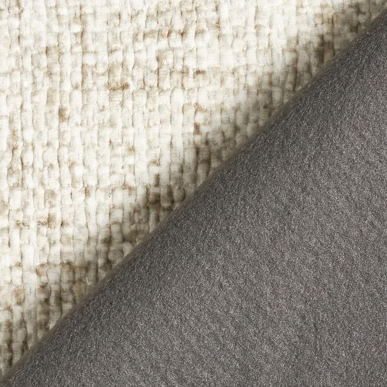 Upholstery Fabric embossed velour – light beige,  image number 4