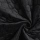 Upholstery Fabric Velvet Honeycomb Quilt – black,  thumbnail number 5