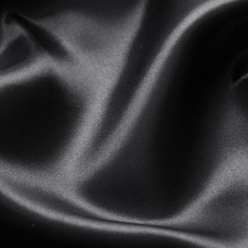 Polyester Satin – black, image number 3