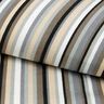 Outdoor Deckchair fabric Longitudinal stripes 44 cm – elephant grey/taupe,  thumbnail number 1