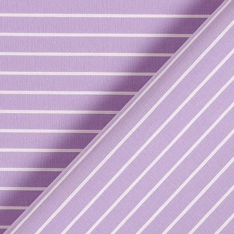 Stretch fabric with horizontal stripes – pastel violet,  image number 4