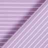 Stretch fabric with horizontal stripes – pastel violet,  thumbnail number 4