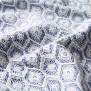 Knit jacquard, diamonds – blue, 