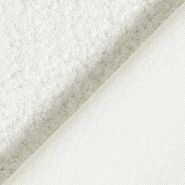 Upholstery Fabric Bouclé – white,  image number 3