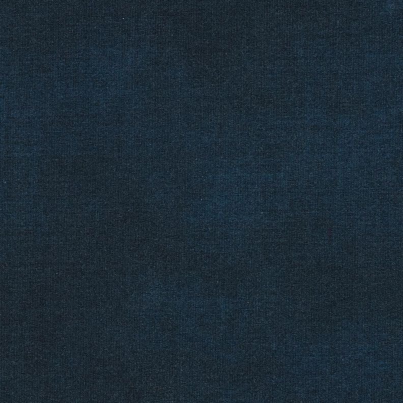 French Terry Ice Flowers Border Fabric | Glitzerpüppi – midnight blue/white, image number 8