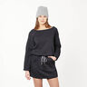 Brushed Sweatshirt Fabric Premium – black,  thumbnail number 5
