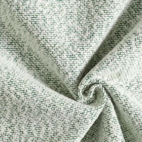 Outdoor Fabric fine bouclé – green/offwhite, 