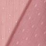 Metallic pinstripe chiffon dobby – dark dusky pink/metallic silver,  thumbnail number 4