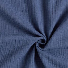 GOTS Double Gauze/Muslin | Tula – denim blue, 