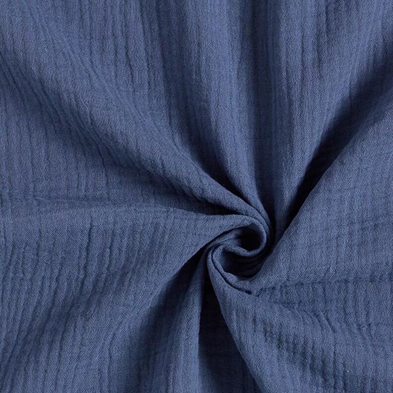 GOTS Double Gauze/Muslin | Tula – denim blue,  image number 1