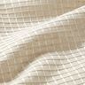 Decor Fabric Jacquard Chequered structure &ndash; natural,  thumbnail number 2