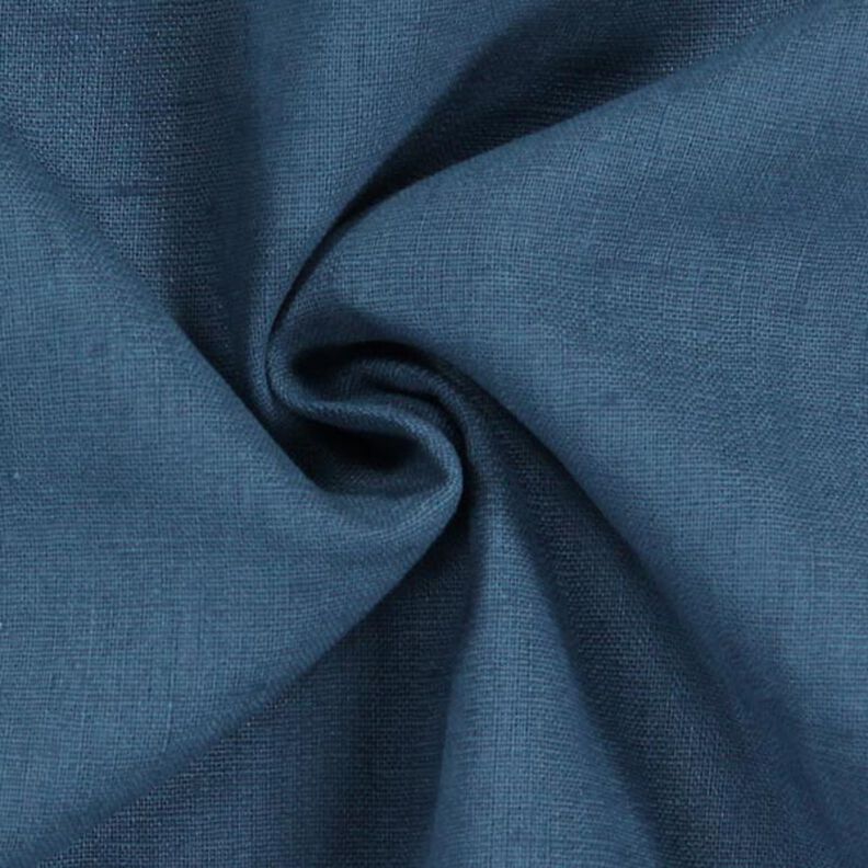 Linen fabric Ramie mix medium – denim blue,  image number 3