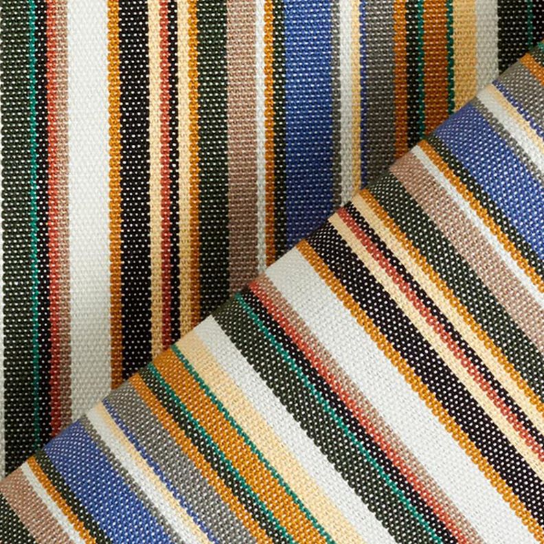 Awning Fabric Fine Stripes – white/olive,  image number 4
