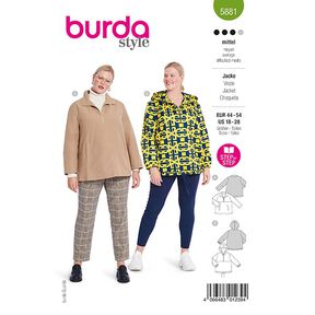 Plus-Size Jacket | Burda 5881 | 44-54, 