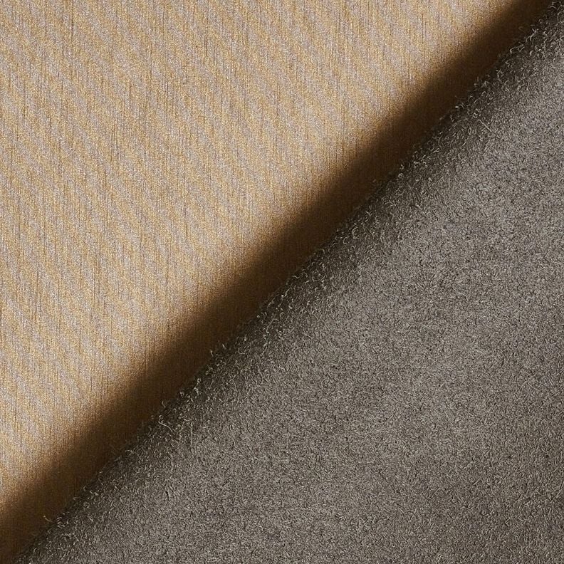 Upholstery Fabric Imitation Leather Shimmering – dark taupe,  image number 4