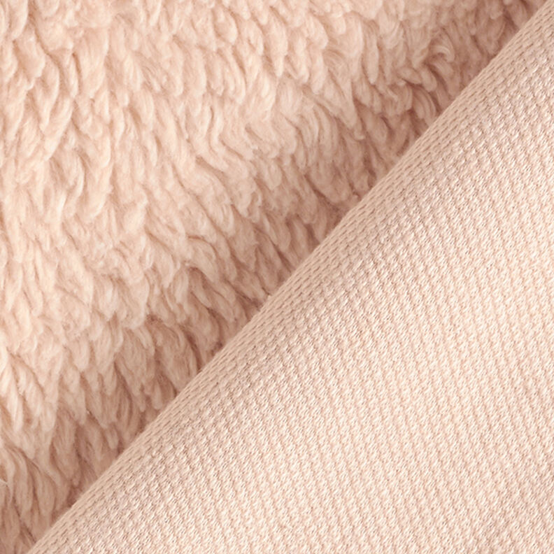 Plain cotton sherpa – beige,  image number 4