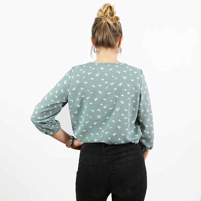 FRAU SUKI - slip-on blouse with box pleats, Studio Schnittreif | XS - XXL,  image number 7