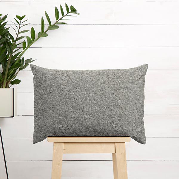 Upholstery Fabric Bouclé – light grey,  image number 7