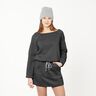 Brushed Sweatshirt Fabric – black,  thumbnail number 7
