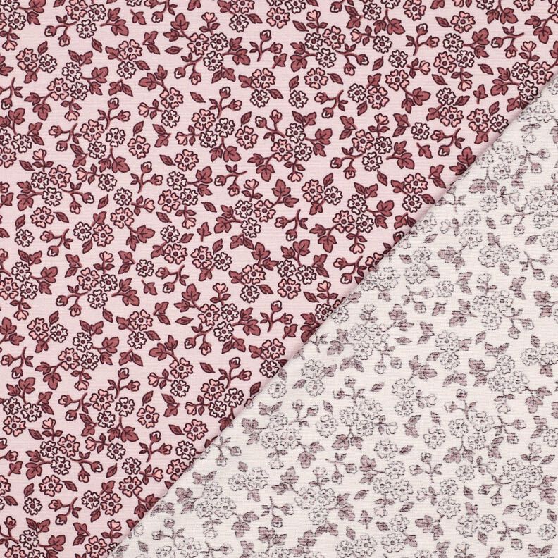Cotton Flannel Little flowers | Poppy Fabrics – rosé/hollyhock, image number 4