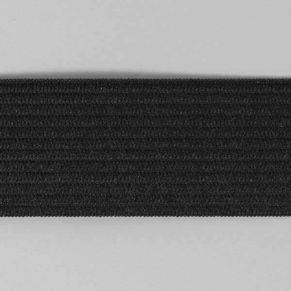 Smooth elastic tape 580 – black | YKK,  image number 1