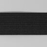 Smooth elastic tape 580 – black | YKK,  thumbnail number 1