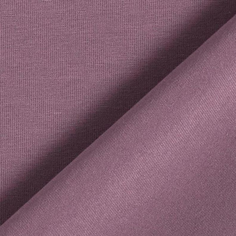 Medium Cotton Jersey Plain – aubergine,  image number 5
