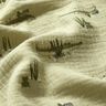 Double Gauze/Muslin crocodiles and frogs – reed,  thumbnail number 2