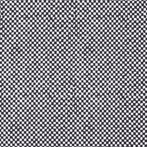 GOTS Cotton Jersey Mini Check | TCC x LOOKS by Wolfgang Joop – black/white, 