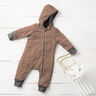 Fulled woollen loden Mottled – caramel,  thumbnail number 9
