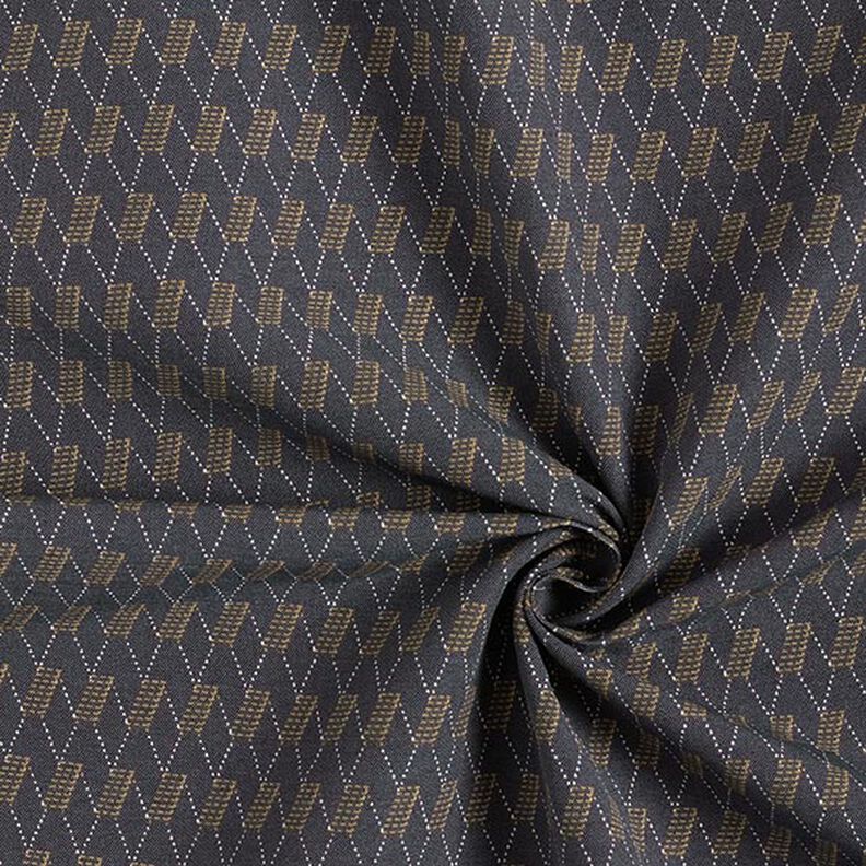 Abstract Diamonds Stretch Denim – granite,  image number 3